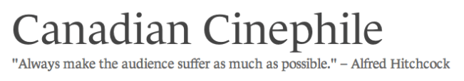 CANADIAN CINEPHILE